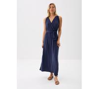 Vêtements Vero Moda VMEMMA S/L 7/8 DRESS JRS LCS GA pour Femme XL Bleu
