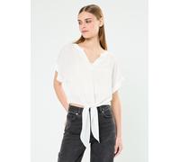 Vêtements Vero Moda Vmgabbi Ss Cropped Tie Top Wvn Ga pour Femme M Blanc