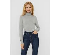 Vêtements Vero Moda VMGLORY LS ROLLNECK BLOUSE GA NOOS pour Accessoires XS Gris