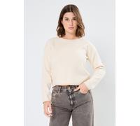 Vêtements Vero Moda VMGOLD ROLL LS O-NECK PULLOVER GA pour Femme L Beige