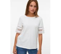 Vêtements Vero Moda Vmivacy 2/4 O-Neck Top Jrs Btq pour Femme XL Blanc