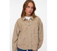 Vêtements Vero Moda VMJAMIE LS CORDUROY SHACKET MIX NOOS pour Femme L Beige