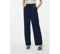 Vêtements Vero Moda VMJESMILO WIDE PANTS WVN GA NOOS pour Femme L Bleu