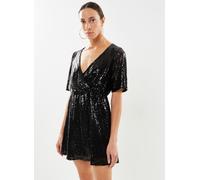 VERO MODA Vmkaje 2/4 Robe Courte JRS Mini, Noir/détails : Sequins, M Femme