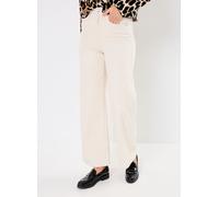 Vêtements Vero Moda VMKATHY HR WIDE ECRU JEANS GU424 pour Femme 27 X 32 Blanc