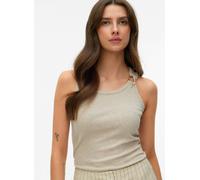 Vêtements Vero Moda Vmkiki S/L O-Neck Top Jrs Btq pour Femme XL Beige