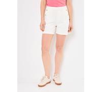 Vêtements Vero Moda VMMARGOT HR BUTTONS CLR SHORTS LCS pour Femme M Blanc