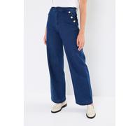 Vêtements Vero Moda VMMARGOT HR WIDE BUT COLOR JEANS LCS pour Accessoires 25 X 32 Bleu