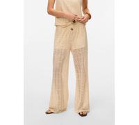 Vêtements Vero Moda Vmmaya Hw Wide Pants Jrs pour Femme M Beige
