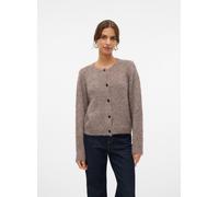 Vêtements Vero Moda VMNOVAH LS O-NECK BUTTON CARDI GA NOOS pour Accessoires XS Beige