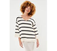 Vêtements Vero Moda Vmsaba 3/4 V-Nck Stripe Pullover Ga Noos pour Accessoires XS Beige