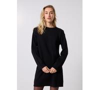 Vêtements Vero Moda VMSABA LS O-NECK BUTTON DRESS GA pour Femme XL Noir