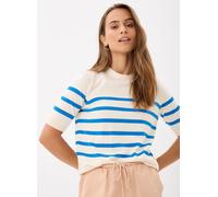 Vêtements Vero Moda Vmsaba Plain Ss O-Neck Pullover Ga Noos pour Femme M Beige