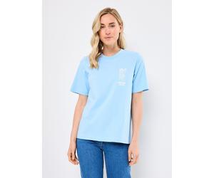 Vêtements Vero Moda VMSANNE DEMI SS TOP BOX JRS GA pour Femme S Bleu