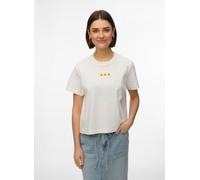 Vêtements Vero Moda Vmsara Mette Ss Top Box Jrs Noos pour Femme M Blanc