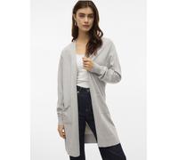 Vêtements Vero Moda VMSILJE LS OPEN CARDIGAN GA NOOS pour Femme S Gris