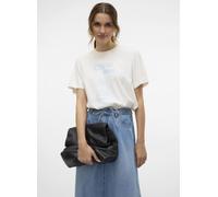 Vêtements Vero Moda VMSONYA METTE SS TOP BOX JRS GA SKATER pour Accessoires M Blanc