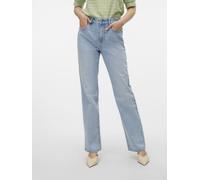 Vêtements Vero Moda VMTESSA HR STRAIGHT JEANS LI3010 GA NOOS pour Accessoires 28 X 32 Bleu