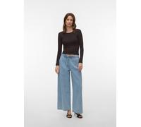 Vêtements Vero Moda Vmvaleria Mr Wide Pull Up Jeans Noos pour Femme 31 X 32 Bleu