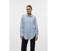 Vêtements Vero Moda VMVERA L/S LONG SHIRT WVN BTQ GA pour Femme L Bleu