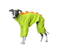Vêtements Vêtements d'hiver en Polaire épaisse for Whippet, Pull à col roulé, déguisement de Dinosaure, Pyjama à Manches Longues for lévrier Italien, Manteau for Chien Chien(Groen,X-Large)