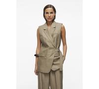 Vêtements Vila ROUJULIET WAISTCOAT pour Femme 36 Marron