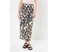Vêtements Vila ROUNOVA RW MIDI DENIM SKIRT pour 38 Beige