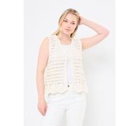 Vêtements Vila VICHANEY S/L V-NECK VEST pour Femme M Beige