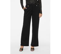 Vêtements Vila Viclua Hw Wide Button Pants- Noos pour Femme S Noir