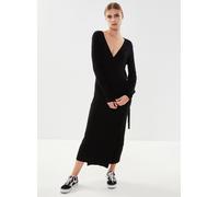 Vêtements Vila Vicomfy L/S Wrap Knit Dress/Su - Noos pour Femme S Noir