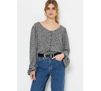 Vêtements Vila VIFINI V-NECK L/S TOP/SU - NOOS pour Accessoires 36 Noir