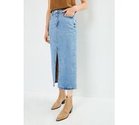 Vêtements Vila VIJAF HW MIDI DENIM SKIRT-NOOS pour Femme 36 Bleu