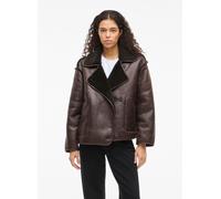 Vêtements Vila Vikadera L/S Shearling Jacket pour Femme 42 Marron