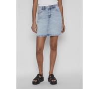 Vêtements Vila Vikaja Jaf Lbd Denim Skirt- Noos pour 36 Bleu