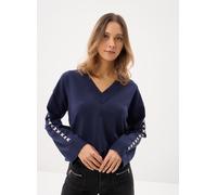 Vêtements Vila Vikasta Ls Knit/C35 pour Femme L Bleu