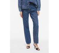 Vêtements Vila Vikelly Hw Straght Denim Jeans Cre Mbd/R pour 34 Bleu