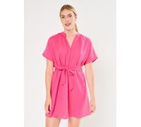 Vêtements Vila Vilania S/S V-Neck Short Dress pour Accessoires 40 Rose