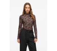 Vêtements Vila Vileoa L/S High Neck Top - Noos pour Femme XL Marron