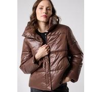 Vêtements Vila Vilidda L/S Shinny Puffer Short Jacket pour 42 Marron