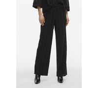Vêtements Vila VILUMENA HW WIDE PANTS pour Femme L Noir