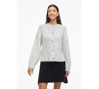 Vêtements Vila VIMARLEY L/S BUTTON DETAIL CARDIGAN pour Femme M Gris