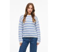 Vêtements Vila VIMARLEY L/S STRIPED KNIT PULLOVER pour Femme M Gris