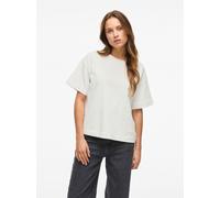Vêtements Vila VIMONIE FLOWER EMB S/S O-NECK pour Accessoires S Blanc