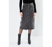 Vêtements Vila VIMORA HW MIDI DENIM SKIRT/ROU pour Femme 40 Noir