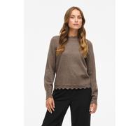 Vêtements Vila Vinikolina O-Neck L/S Knit Top - Noos pour Femme XS Marron