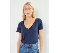 Vêtements Vila VINOEL LUREX S/S TOP - NOOS pour Femme L Bleu