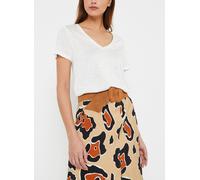 Vêtements Vila VINOEL LUREX S/S TOP - NOOS pour Femme S Blanc