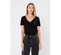 Vêtements Vila VINOEL LUREX S/S TOP - NOOS pour Femme XS Noir