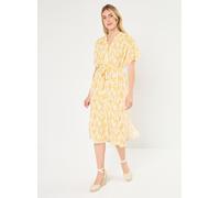 Vêtements Vila Vipaya S/S Midi Caftan pour Femme 34 Jaune