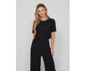 Vêtements Vila VIPLISA O-NECK S/S TOP - NOOS pour M Noir